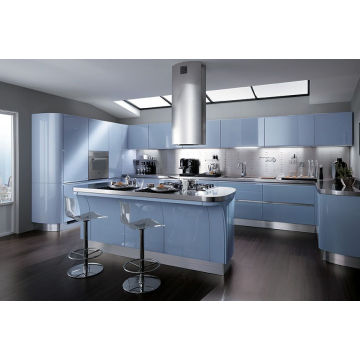 Island Style Modern Fashion Custom Stainless Steel Kitchen Cabinet